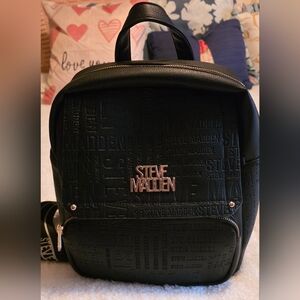 Steve Madden Black Backpack